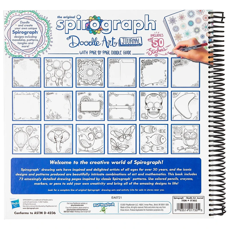 The Original Spirograph® Doodle Art Journal
