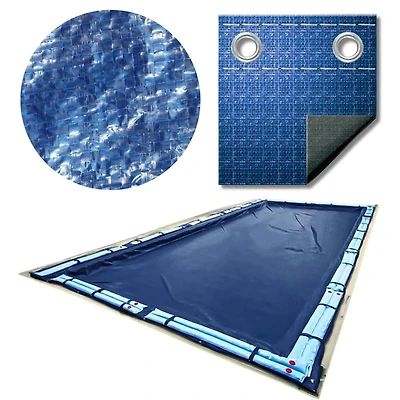 Swim Central 29ft. Rectangular Inground Swimming Pool Winter Cover