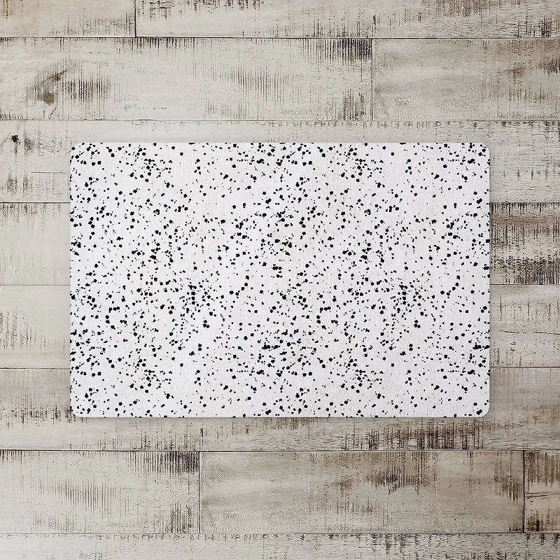 Monochromatic Dot Pattern 27" x 18" Floor Mat