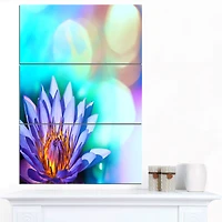 Designart - Blossoming Purple Lotus Flower