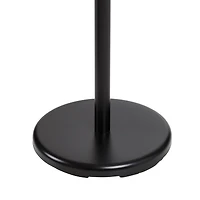 Honey Can Do 70" Brown & Black Freestanding Coat Rack with Tree Design & Accessory Tray