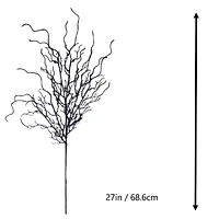 27" Black Glitter Twig Pick by Ashland®