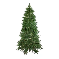 9ft. Pre-Lit Neola Fraser Fir Artificial Christmas Tree, Dual LED Lights with Instant Connect Technology