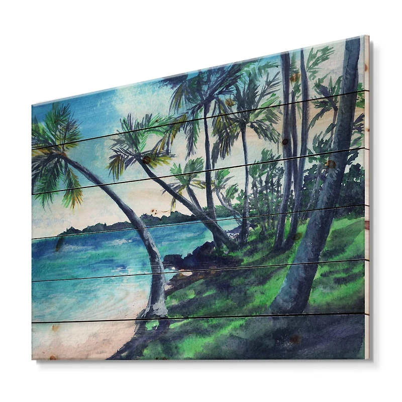 Designart - Tropical Beach In Summer Paradise