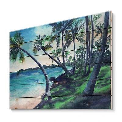 Designart - Tropical Beach In Summer Paradise
