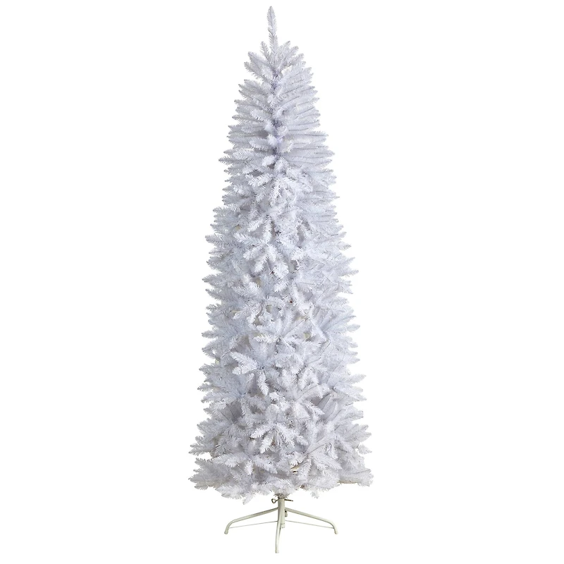 7ft. Unlit Slim White Artificial Christmas Tree