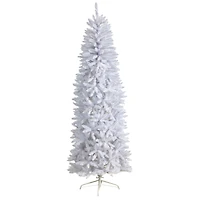 7ft. Unlit Slim White Artificial Christmas Tree