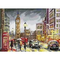 Diamond Dotz® Intermediate London Scene Diamond Painting Kit
