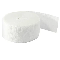12 Pack: 81ft. White Crepe Streamer by Celebrate It™