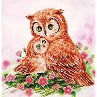 Diamond Dotz® Intermediate Mother & Baby Owl Diamond Facet Art Kit