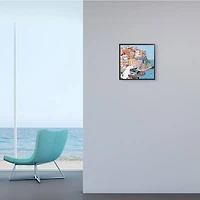 Stupell Industries Cliffside City Skyline Seaside Urban Architecture,12" x 12"