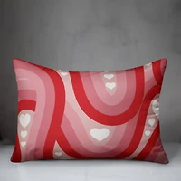 20" Swirly Heart Pattern Accent Pillow