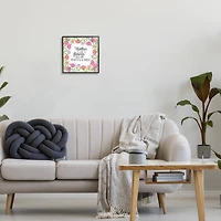 Stupell Industries Mom Beautiful & Unique Framed Giclee Art