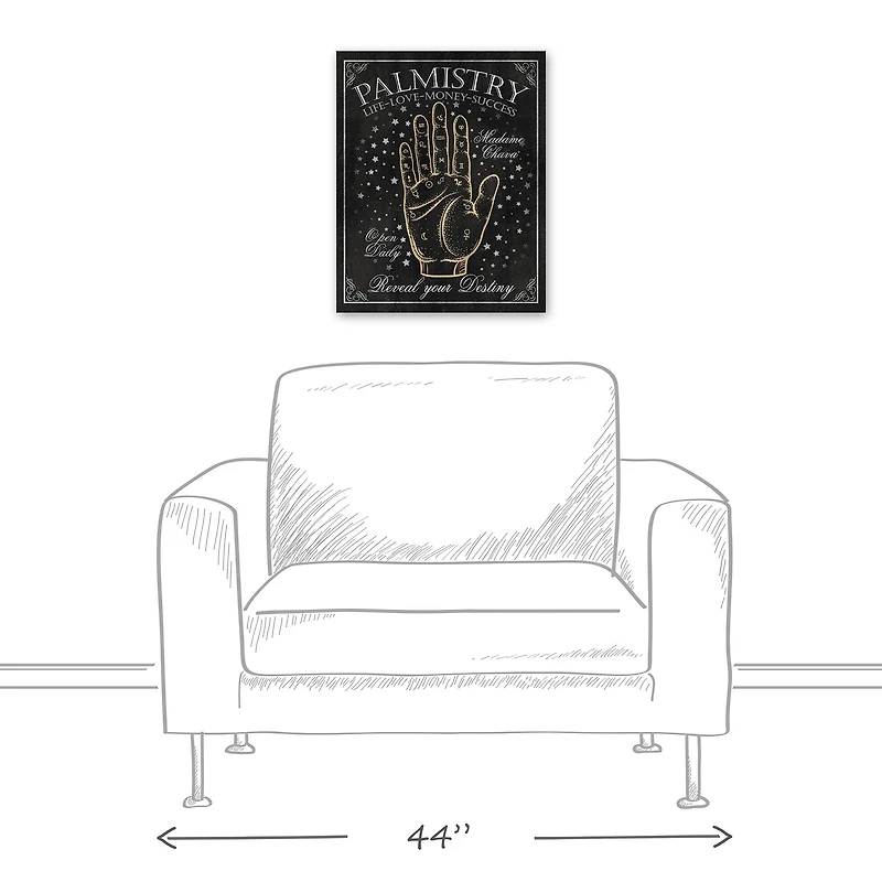 Palmistry Sign 8 16" x 20" Canvas Wall Art