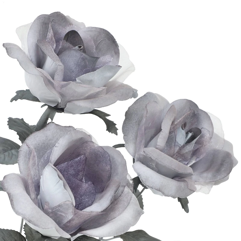 18" Gray Purple Rose Bush by Ashland®