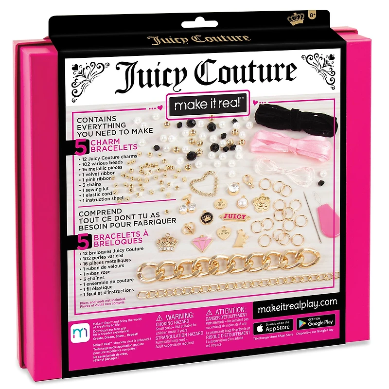 Make It Real Juicy Couture Chains & Charms Bracelet Kit