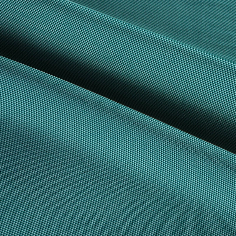 Springs Creative Modern Coastal Peacock Green Valli Stripe Mohair Fabric