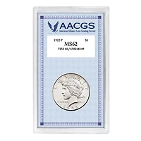 1922 Peace Silver Dollar Graded MS62