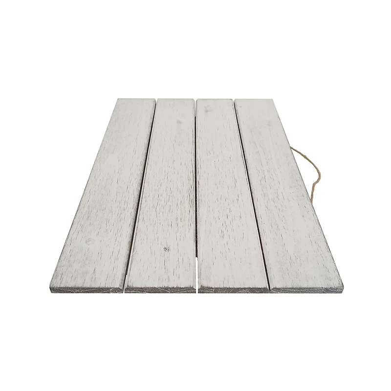 17" Whitewashed Plaque by Make Market™, 2ct.