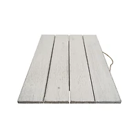 17" Whitewashed Plaque by Make Market™, 2ct.