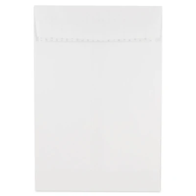 JAM Paper 6" x 9" White Open End Catalog Peel & Seal Closure Envelopes