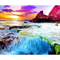 Sparkly Selections Waterfall Sunset Diamond Painting Kit