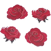 Red Roses Floral Dimensional Stickers by Recollections™
