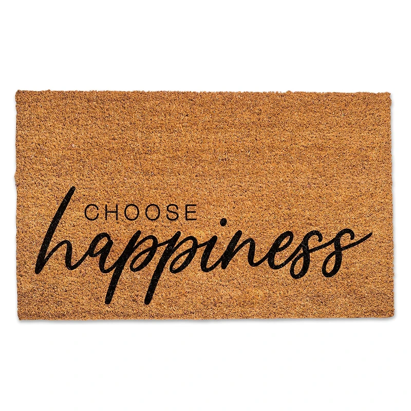 Choose Happiness 30" x 18" Door Mat