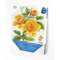 Diamond Dotz® Yellow Rose with Frame Diamond Painting Kit