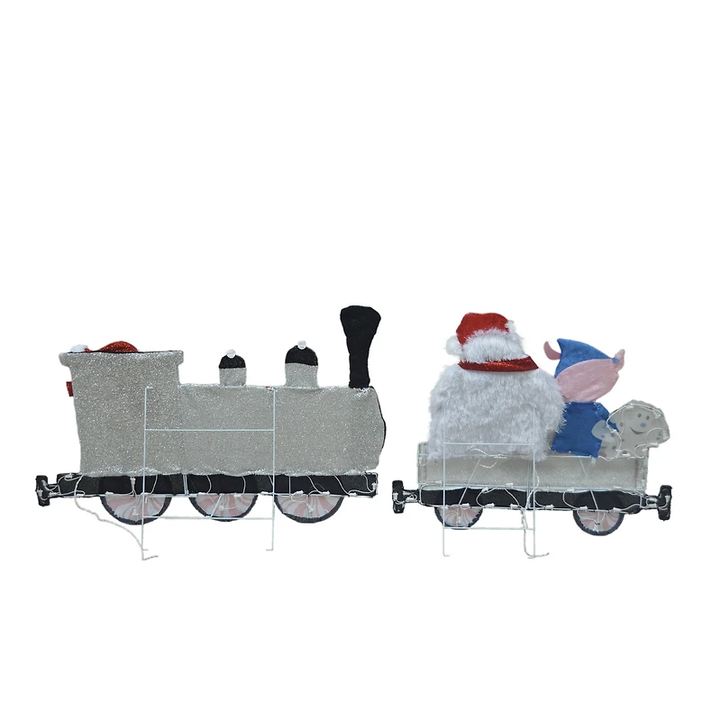 Rudolph the Red-Nosed Reindeer & the Island of Misfit Toys 80" LED 2D Yard Art Train Set
