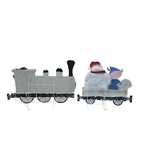 Rudolph the Red-Nosed Reindeer & the Island of Misfit Toys 80" LED 2D Yard Art Train Set