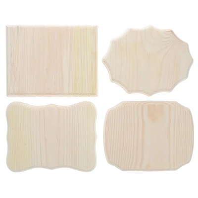 Good Wood by Leisure Arts 7" x 9" Mixed Wood Plaques, 48ct.