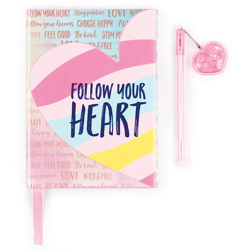 Make It Real 3C4G® Follow Your Heart Journal & Pen Set