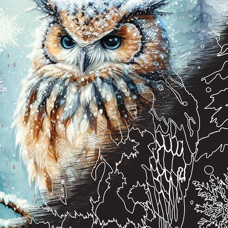 Brea Reese™ 6" x 8" Winter Woodlands Scratch Art Paper Pad