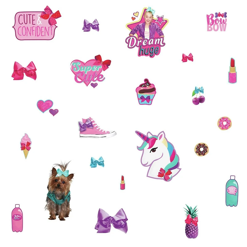 RoomMates Jojo Siwa Cute & Confident Peel & Stick Wall Decals
