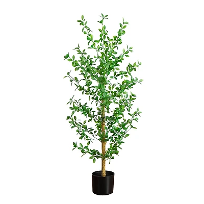 4ft. Artificial Shady Lady Black Olive Tree