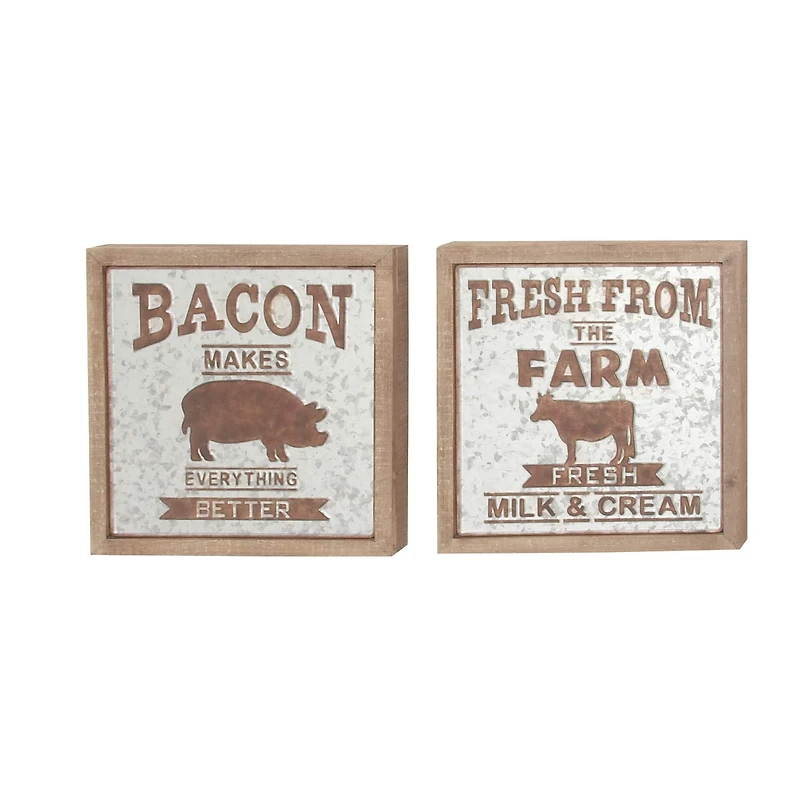 18" Farmhouse Wall Sign Set