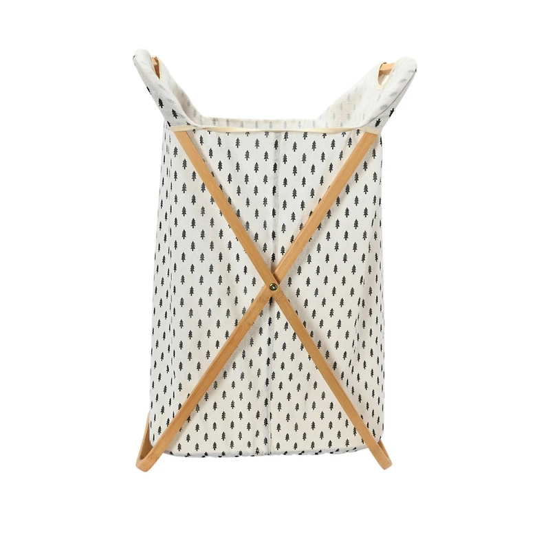 Household Essentials Krussh Bamboo X Frame Hamper (Tree)