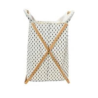 Household Essentials Krussh Bamboo X Frame Hamper (Tree)