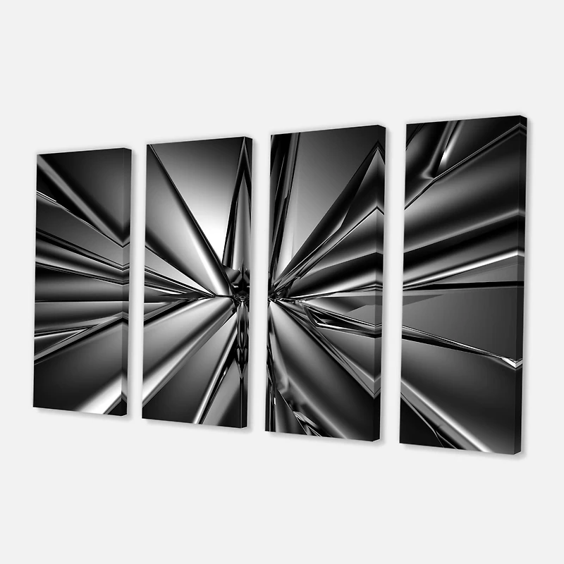 Designart - Futuristic Crystal Background