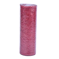 10" x 19ft. Red Poly Burlap Mesh by Celebrate It™