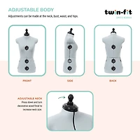 Dritz® Twin-Fit Small Dress Form with Adjustable Tri-Pod Stand