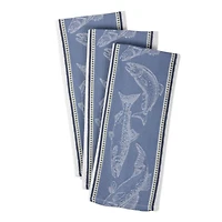 DII® Fish Jacquard Dishtowel, 3ct.