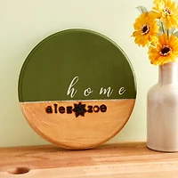 8 Pack: 8" Pine Circle Plaque by Make Market®