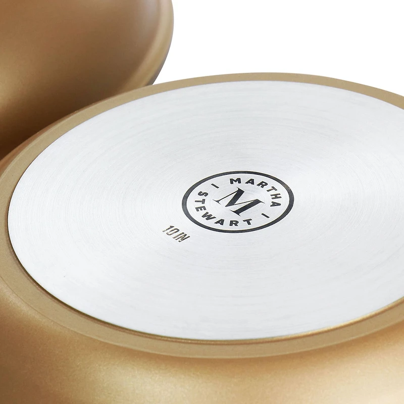 Martha Stewart Copper 12 Piece Hard Anodized Nonstick Aluminum Cookware Set