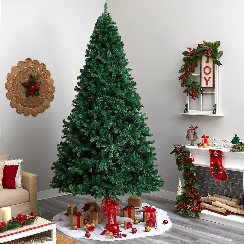11ft. Pre-Lit Northern Tip Artificial Christmas Tree, Clear LED Lights