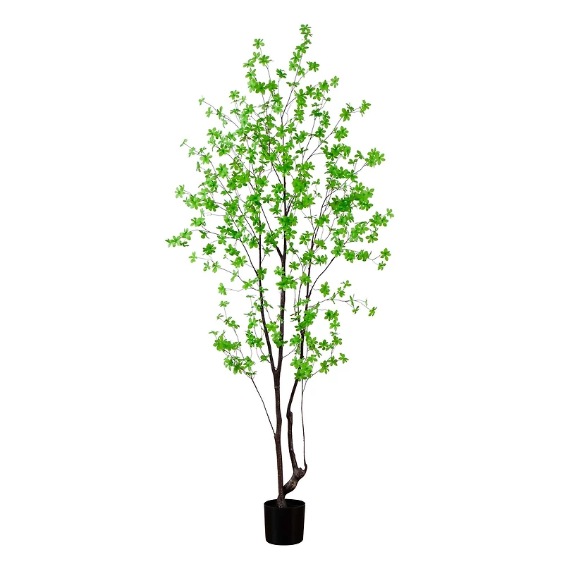 8ft. Potted Artificial Minimalist Enkianthus Tree