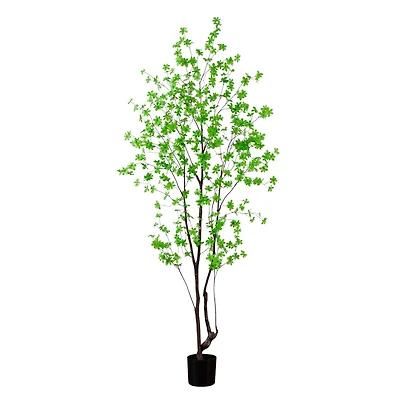 8ft. Potted Artificial Minimalist Enkianthus Tree