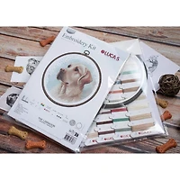 Luca-S Labrador Counted Cross Stitch Kit with Display Hoop