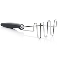 Martha Stewart Everyday Gray Stainless Steel Masher Utensil